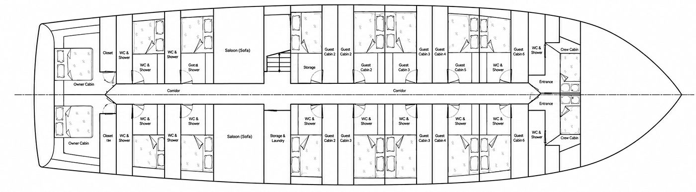 Grand Admiral layout diagram