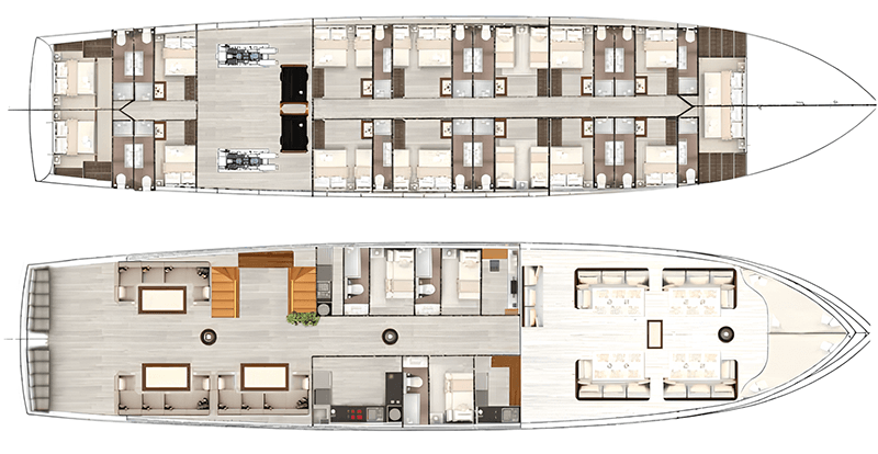 Admiral layout diagram