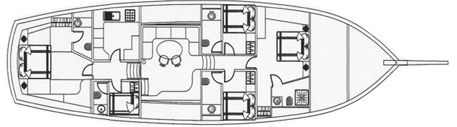Dea Del Mare layout diagram