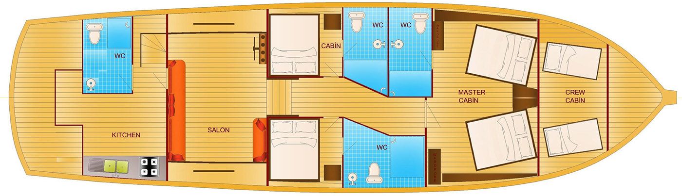Faralya layout diagram