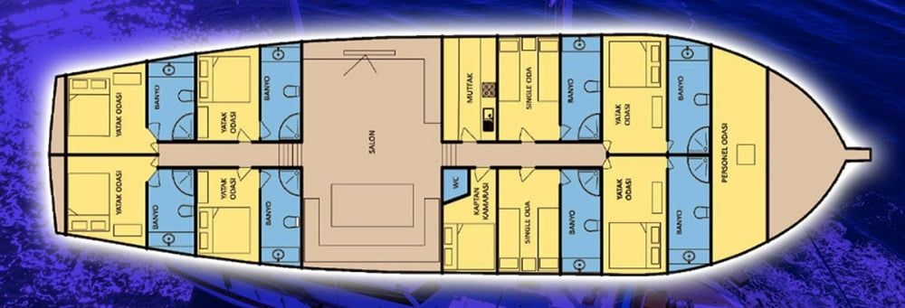 Halil Aga 1 layout diagram