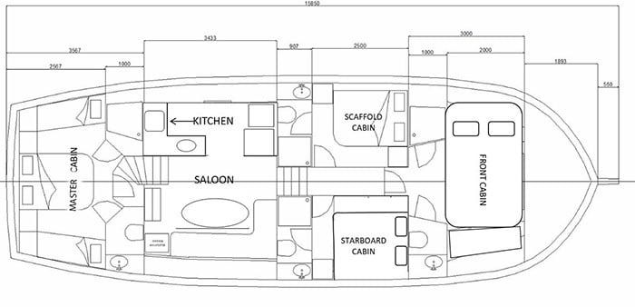 Ketch Me If U Can layout diagram