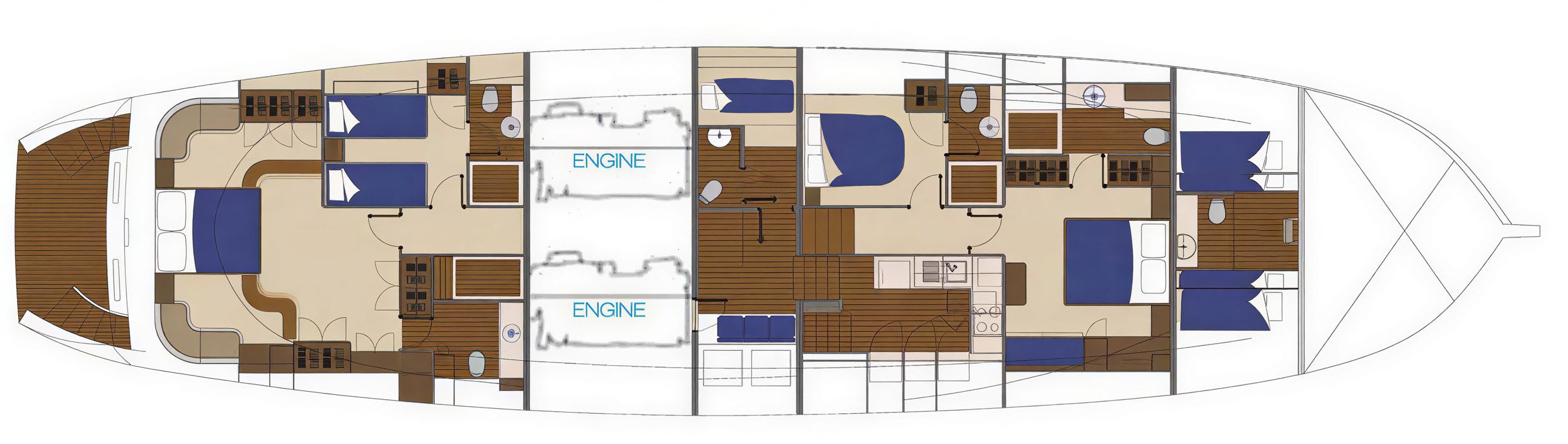 Miss B layout diagram