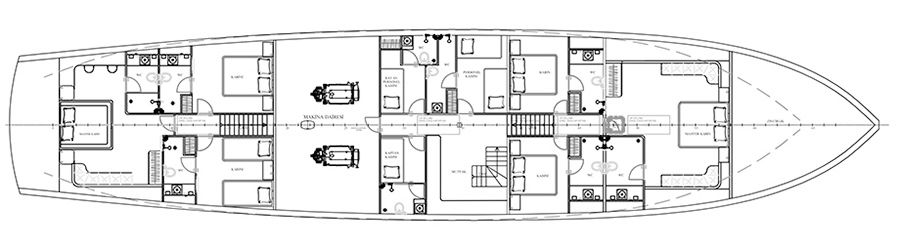 Queen of Makri layout diagram