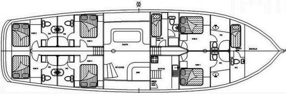 Sirena layout diagram