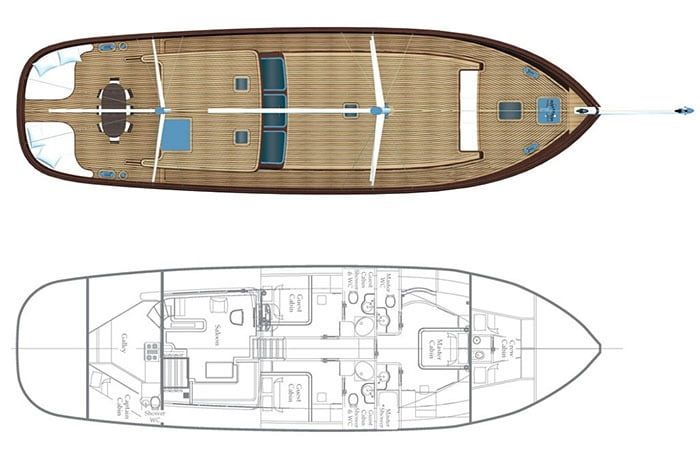 White Goose layout diagram