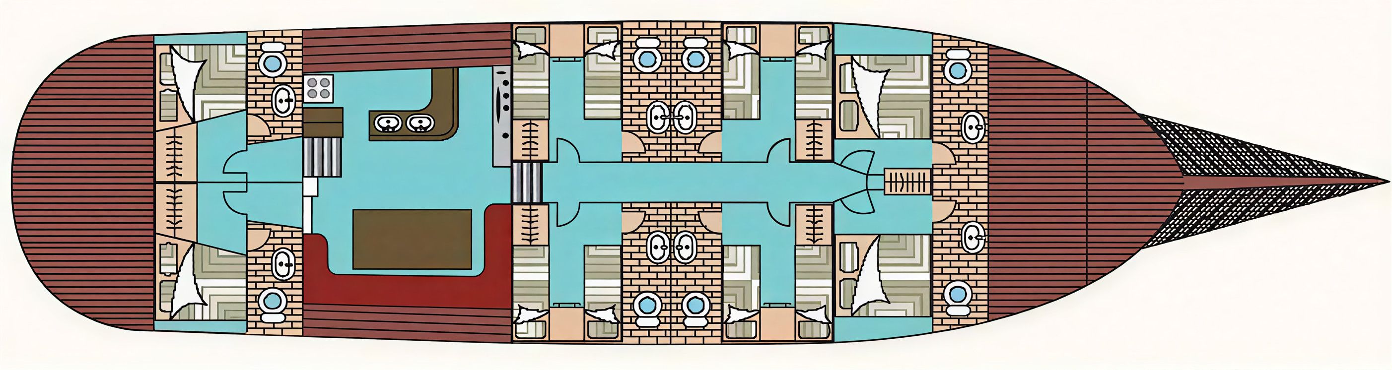 Ya Selam layout diagram